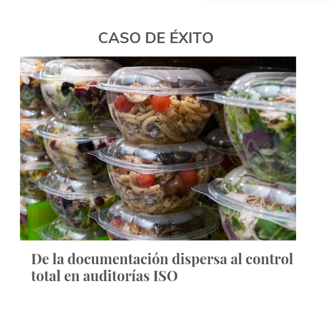 Caso exito iso alimentaria