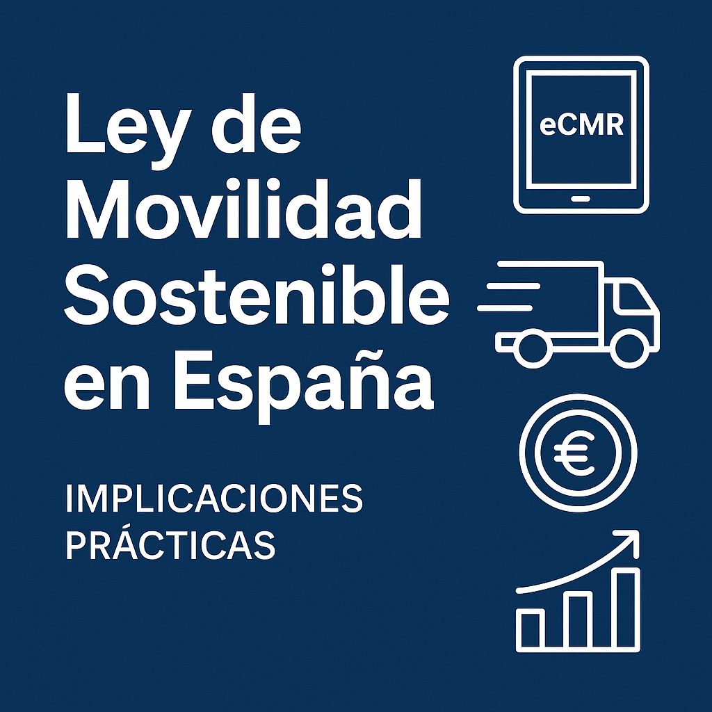 Ley de Movilidad Sostenible en España impacto obligaciones eCMR y requisitos para empresas del sector transporte